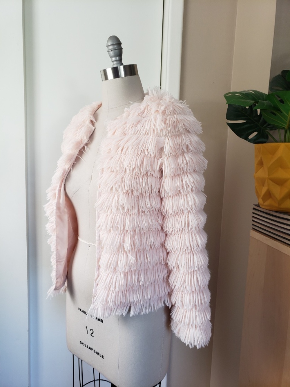 Blush Textured Jacket Size Small